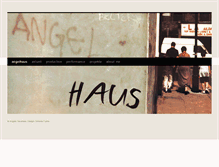 Tablet Screenshot of angelhaus.ch